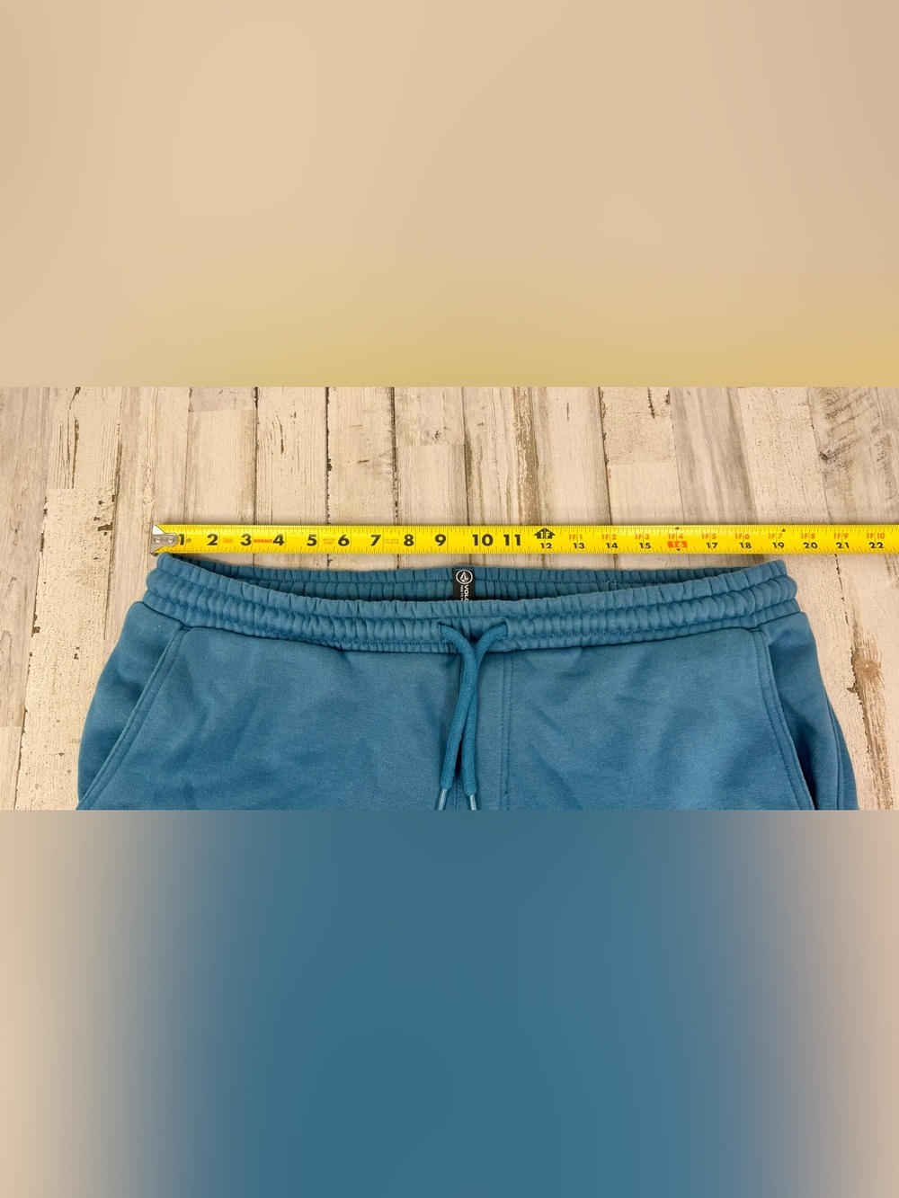 Volcom Mens Fleece Jogger Sweatpants XXL Tapered Teal - Picture 6 of 10